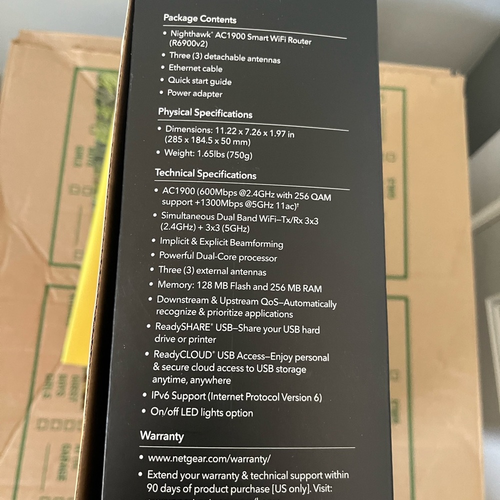 Netgear Nighthawk AC1900 Router Gaming - Picture 4 of 4